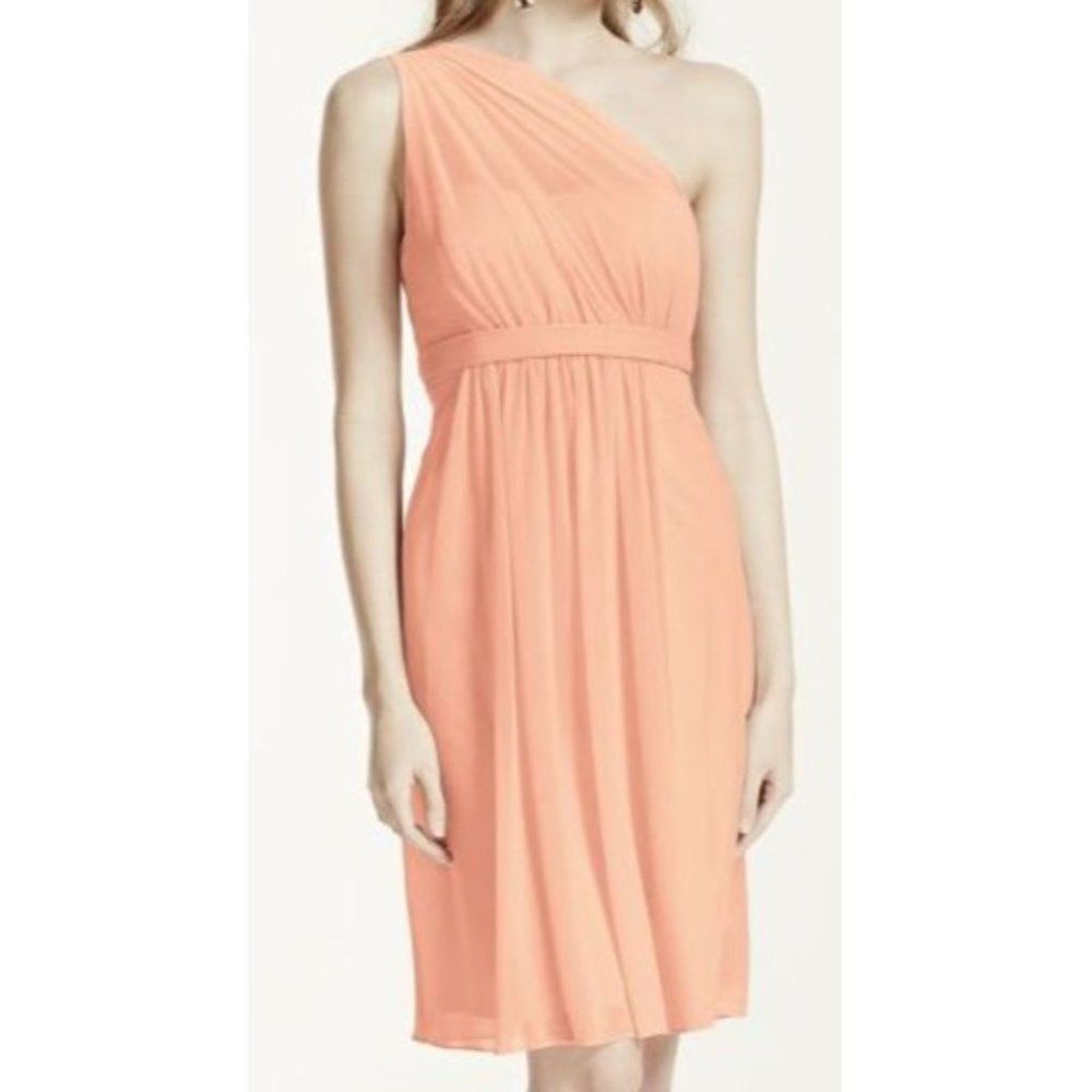David's Bridal F15607 Bellini Knee Length Bridesmaid Prom Dress‎ Women's Size 6